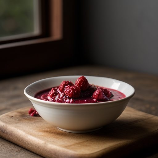 Chicken With Raspberry Sauce recipe image