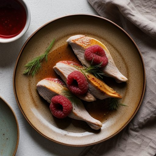 Chicken With Raspberry Vinegar recipe image