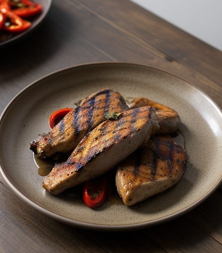 Chicken With Roasted Peppers recipe image