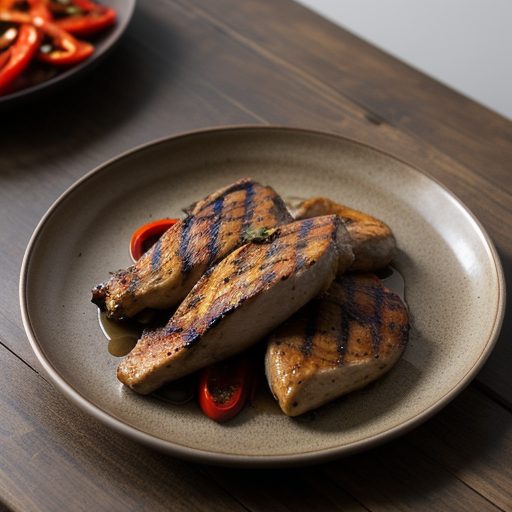 Chicken With Roasted Peppers recipe image