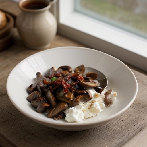 Chicken With Shiitake Mushroom Sauce recipe image