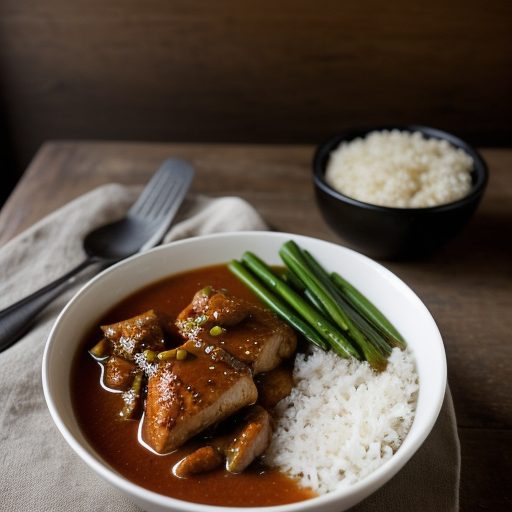 Chicken With Spicy Fruit Sauce recipe image