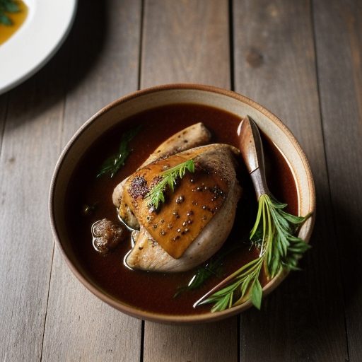Chicken With Wine Sauce recipe image