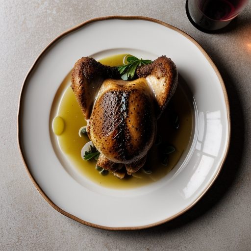 Chicken With Wine and Herbs recipe image