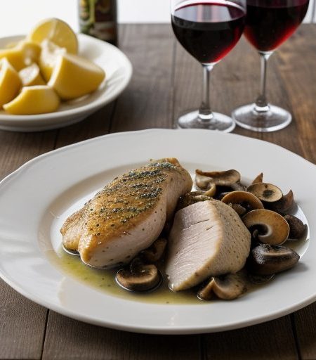 Chicken With Wine and Vegetables recipe image