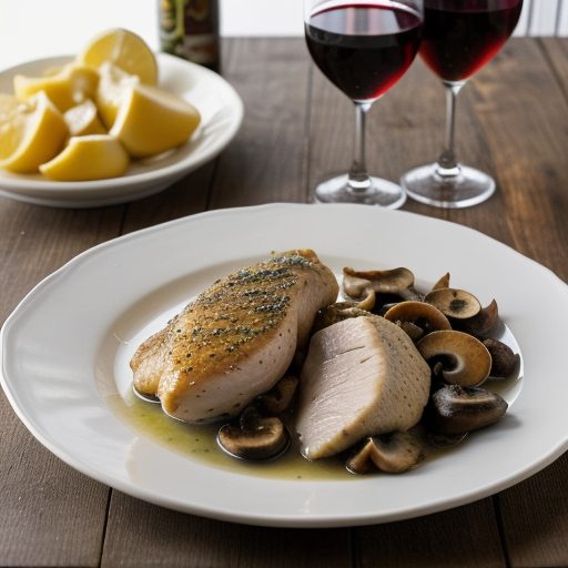 Chicken With Wine and Vegetables recipe image