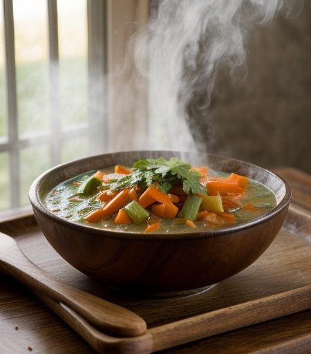 Chicken a La Reine Soup recipe image