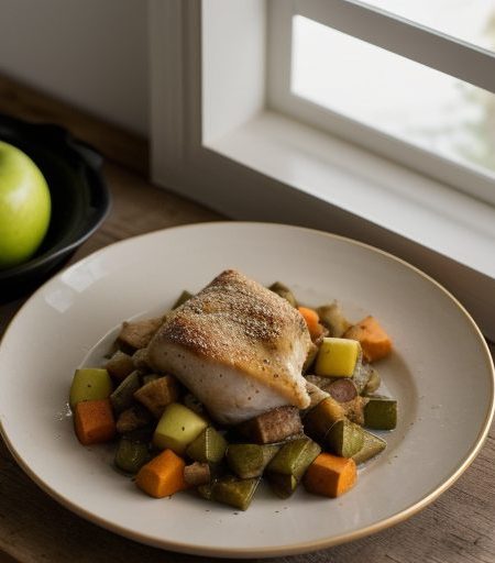 Chicken and Apple Casserole recipe image