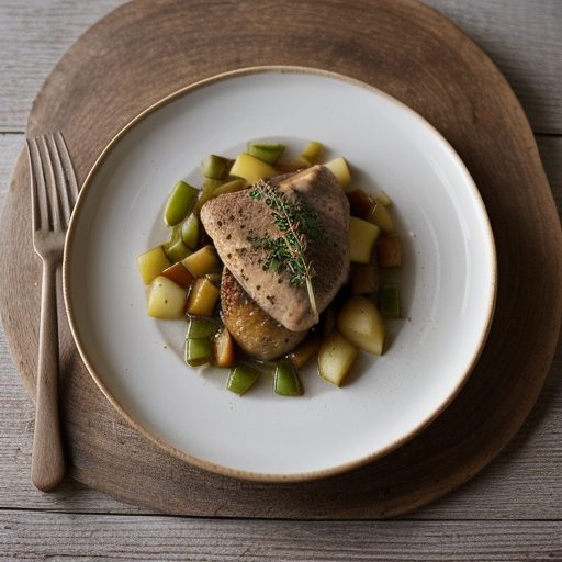 Chicken and Apple Saute recipe image