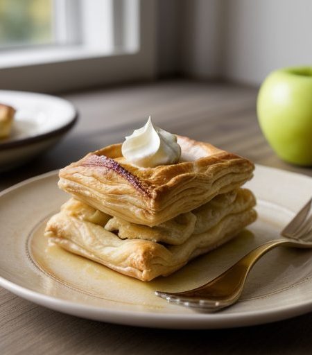 Chicken and Apples in Pastry recipe image