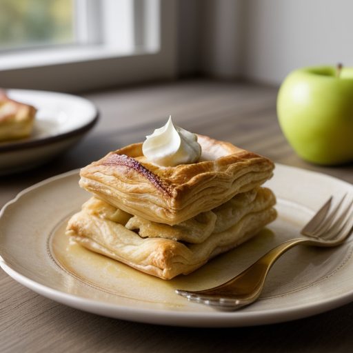 Chicken and Apples in Pastry recipe image