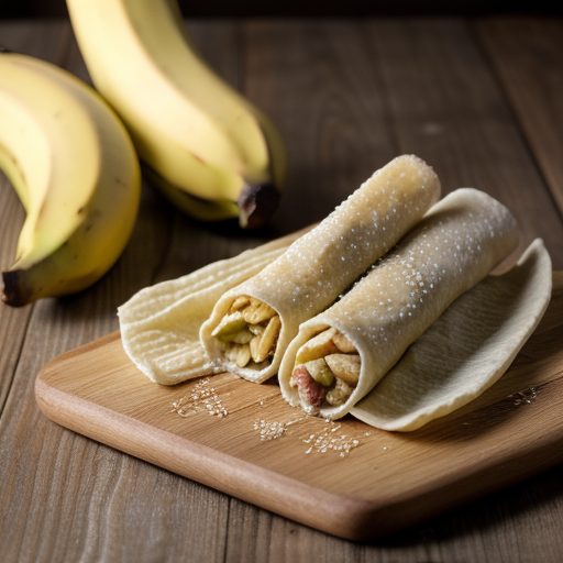 Chicken and Banana Eggroll Appetizer recipe image