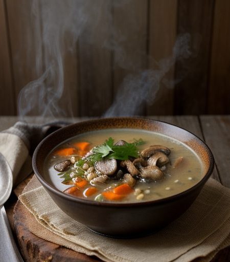 Chicken and Barley Soup (Adapted (5 PTS recipe image