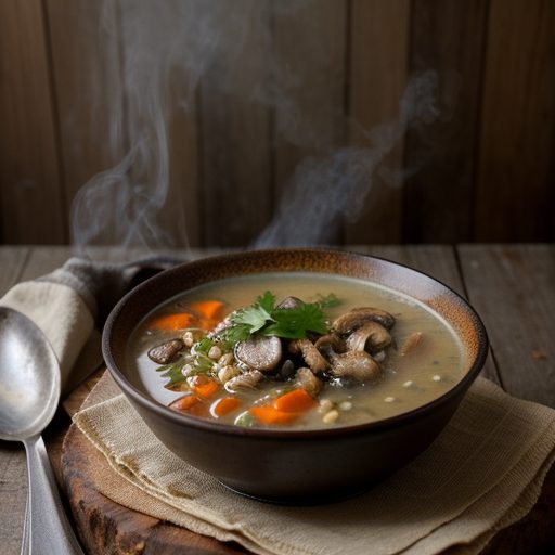 Chicken and Barley Soup (Adapted (5 PTS recipe image