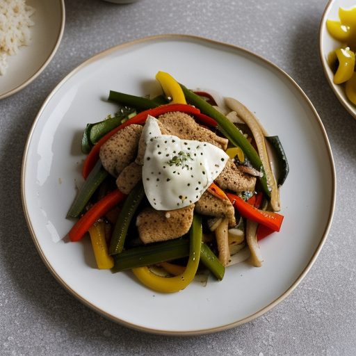 Chicken and Bell Pepper Stir-Fry - Bon Appetit recipe image