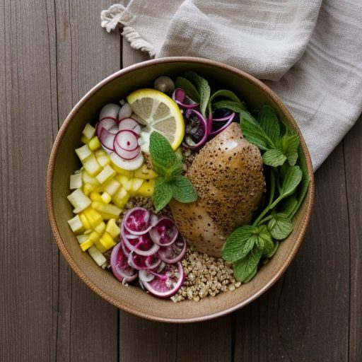 Chicken and Cracked-Wheat Salad recipe image