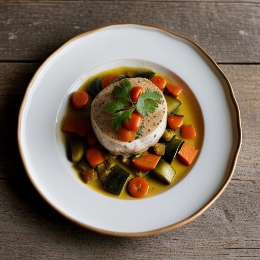 Chicken and Fresh Vegetable Provencale recipe image