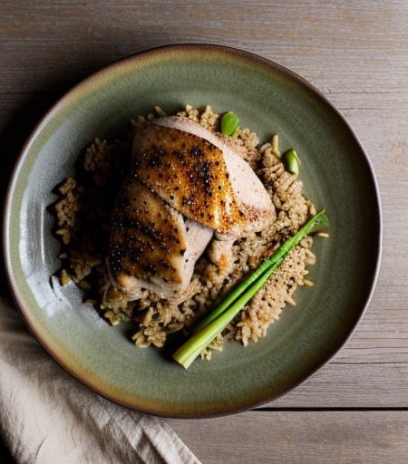 Chicken and Grape Pilaf recipe image