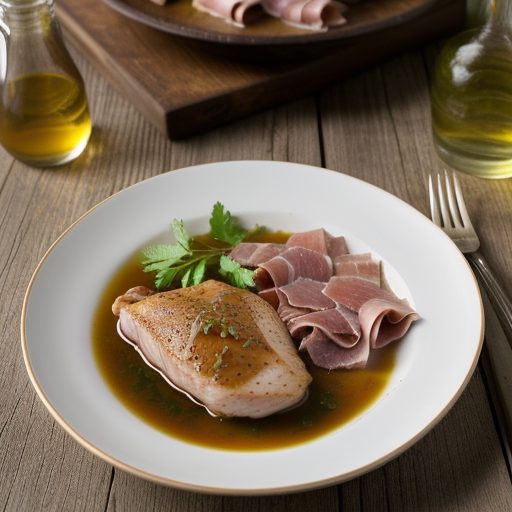 Chicken and Ham in Green Paradise recipe image