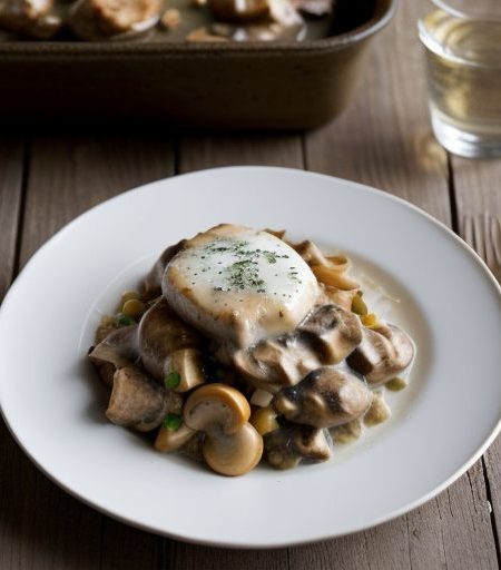 Chicken and Mushroom Casserole recipe image