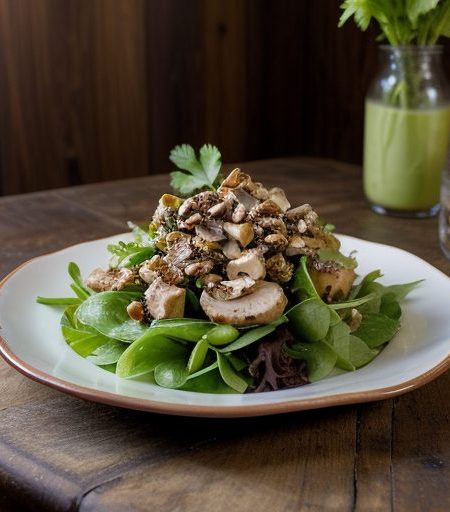 Chicken-and-Pecan Salad Under the Stars recipe image