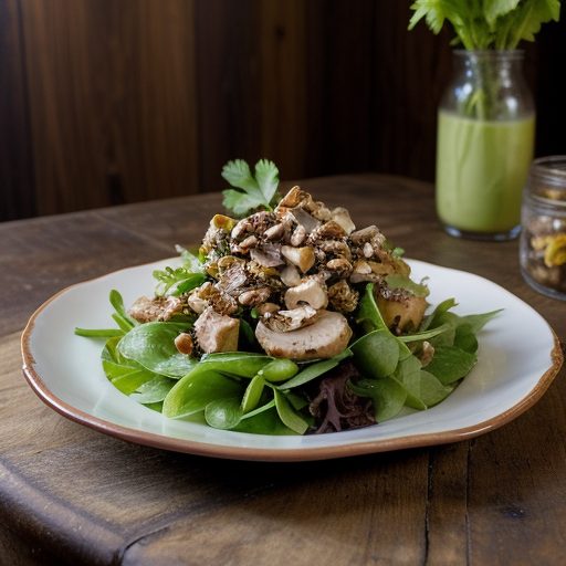 Chicken-and-Pecan Salad Under the Stars recipe image