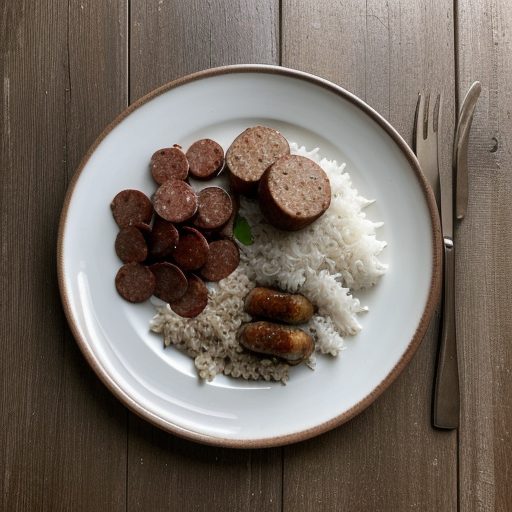 Chicken and Sausage With Rice recipe image