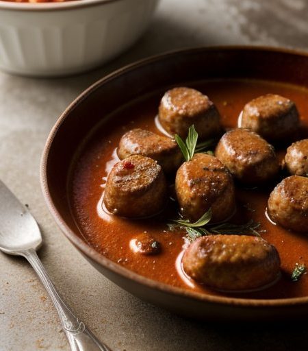 Chicken and Sausage in Tomato Sauce recipe image