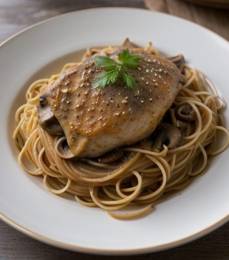 Chicken and Spaghetti recipe image