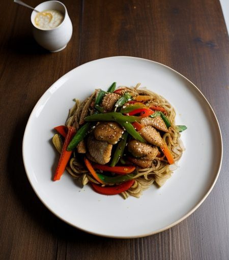 Chicken and Sweet Pepper Stir-Fry recipe image