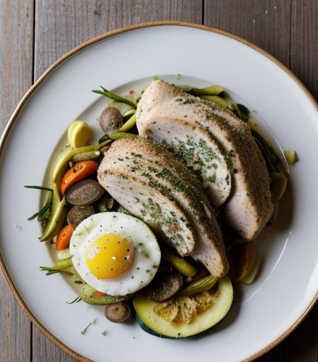 Chicken and Vegetable Nicoise recipe image