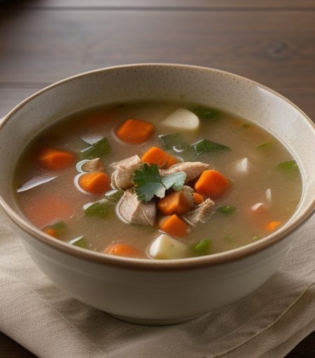 Chicken-and-Vegetable Soup recipe image