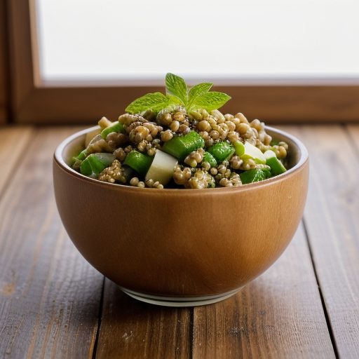 Chicken and Wheatberry Salad - Gh_9407 recipe image