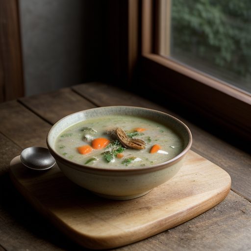 Chicken and Zucchini Soup recipe image