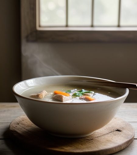 Chicken in Broth With Sour Vegetable recipe image