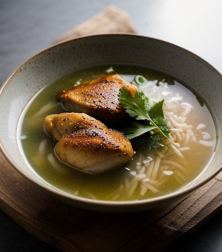 Chicken in Broth With Sour Vegetable recipe image