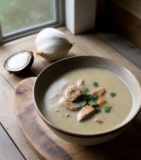 Chicken in Coconut Milk Soup recipe image