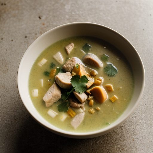 Chicken in Coconut Milk Soup - Gai Tom Kha recipe image
