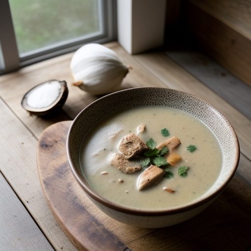 Chicken in Coconut Milk Soup recipe image