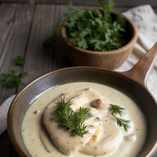 Chicken in Cream & Herb Sauce recipe image