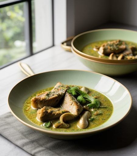 Chicken in Green Curry (Gang Keao Wan Gai recipe image