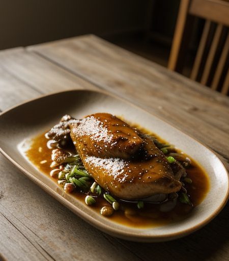 Chicken in Lemon Grass and Chili (Ga Xao Xa Ot recipe image