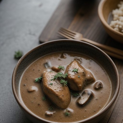 Chicken in Mushroom Sauce recipe image