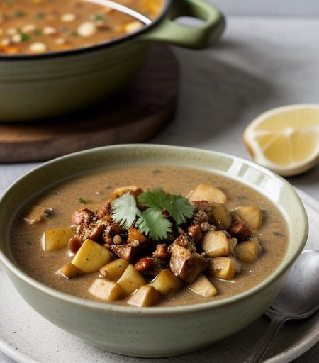 Chicken in Nut Sauce recipe image