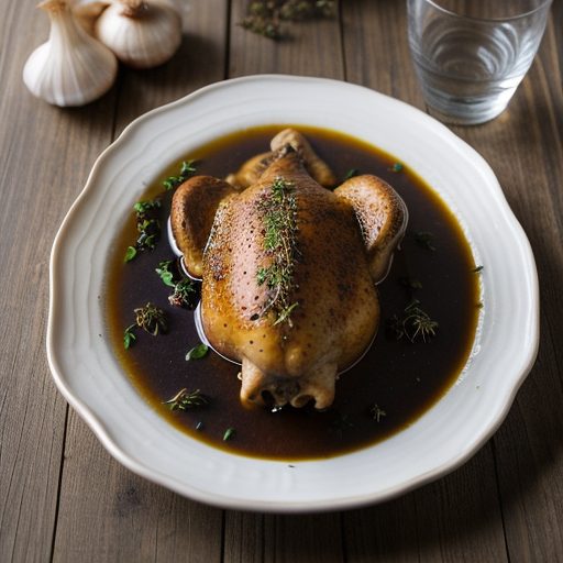 Chicken in Red Wine recipe image
