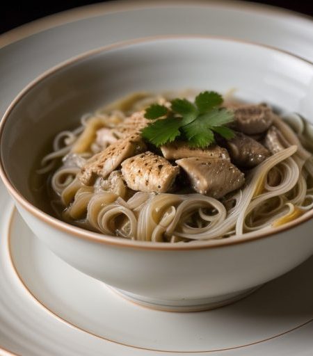 Chicken in Rice Noodles recipe image