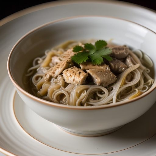 Chicken in Rice Noodles recipe image