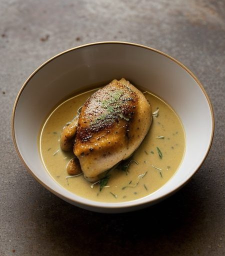 Chicken in Silky Almond Sauce recipe image