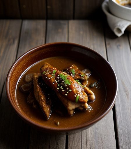 Chicken in Spicy Brown Sauce recipe image