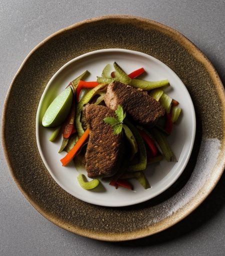 Chicken or Beef Fajitas recipe image